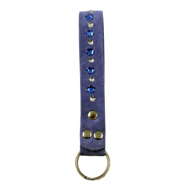 Preview: WESTERN-SPEICHER Schlüsselanhänger Leder Strass Swarovski-Elements SL10