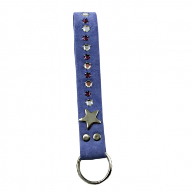 WESTERN-SPEICHER Schlüsselanhänger Leder Strass Swarovski-Elements SL11