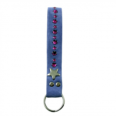 WESTERN-SPEICHER Schlüsselanhänger Leder Strass Swarovski-Elements SL12