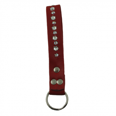 Preview: WESTERN-SPEICHER Schlüsselanhänger Leder Strass Swarovski-Elements SL14