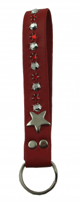 WESTERN-SPEICHER Schlüsselanhänger Leder Strass Swarovski-Elements SL16