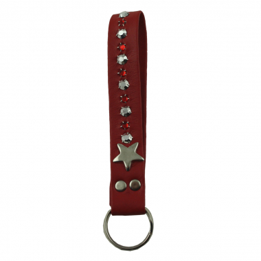 WESTERN-SPEICHER Schlüsselanhänger Leder Strass Swarovski-Elements SL16