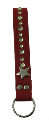 WESTERN-SPEICHER Schlüsselanhänger Leder Strass Swarovski-Elements SL17