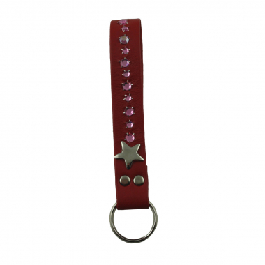 WESTERN-SPEICHER Schlüsselanhänger Leder Strass Swarovski-Elements SL18