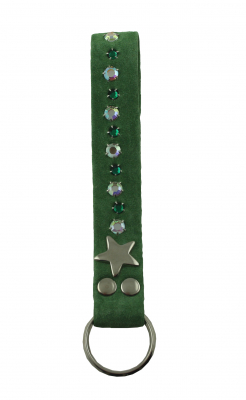 WESTERN-SPEICHER Schlüsselanhänger Leder Strass Swarovski-Elements SL19