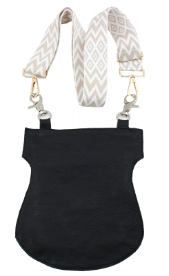 Preview: Umhängetasche Schultertasche Leder mit Kristall Glassteinen besetzt ST 11