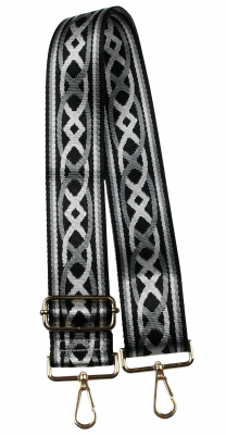 Preview: Taschengurt Schultergurt Tragegurt Crossbody Gurt 5cm Breite mit Karabiner TG17