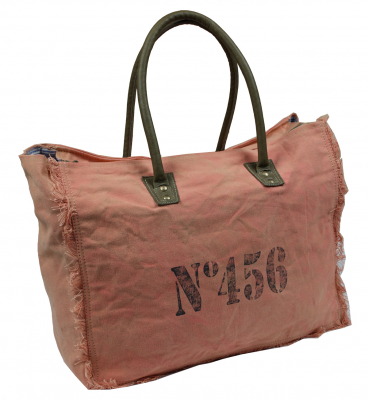 Canvas DamenTasche Schultertasche Shopper Vintage - 456 -