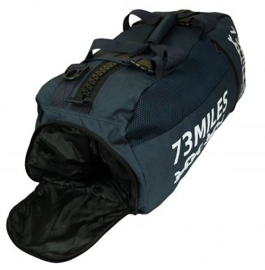 Preview: Weekender Freizeittasche Reisetasche Sport Tasche mit Rucksackfunktion Dunkelblau