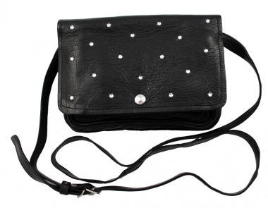 Handtasche Leder Strass Swarovski-Elements "DK111"