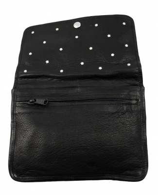 Handtasche Leder Strass Swarovski-Elements "DK111"