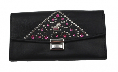 Western Speicher Kellnerbörse Portemonnaie Leder Strass  Swarovski Elements KBP128