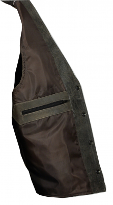 WESTER-SPEICHER Herren Lederweste Kutte Biker Weste Antik Braun S - 5XL