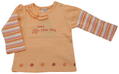 Baby / Kleinkinder Langarm T-Shirt Kitty
