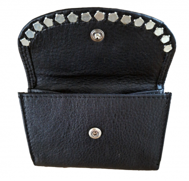 Preview: WESTERN-SPEICHER Geldbörse Portemonnaie Leder Strass  Swarovski Elements Lea 121