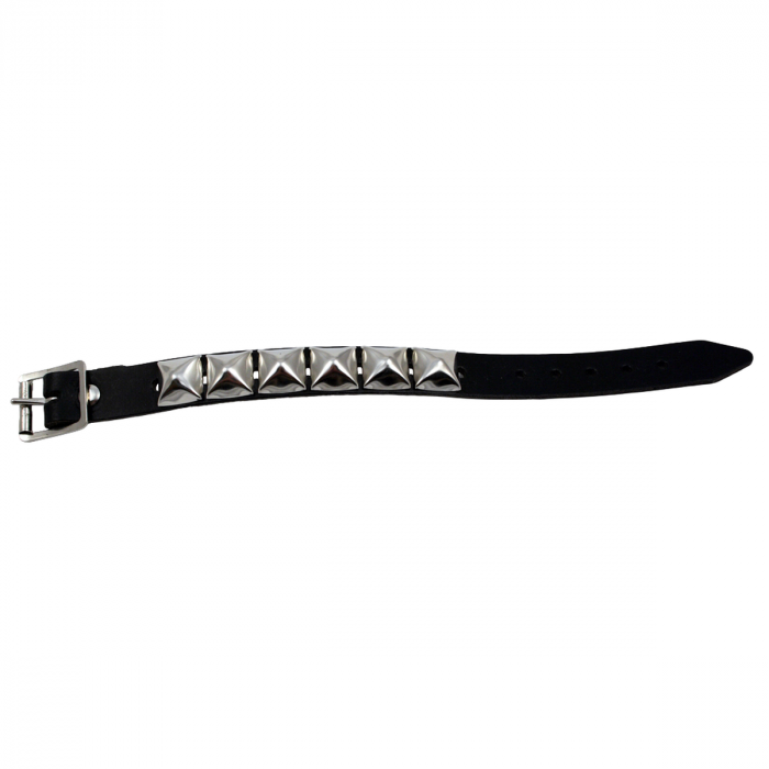 Lederarmband " Pyramidennieten "