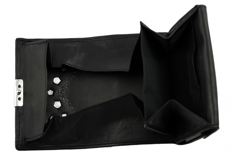 WESTERN-SPEICHER Geldbörse Portemonnaie Leder Strass  Swarovski Elements Kati 152
