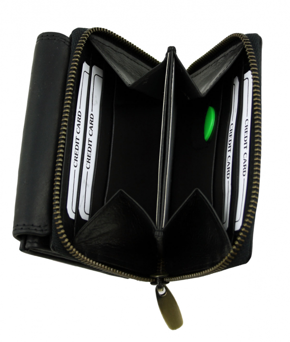 WESTERN-SPEICHER Geldbörse Portemonnaie Leder Strass  Swarovski Elements Klara 20R
