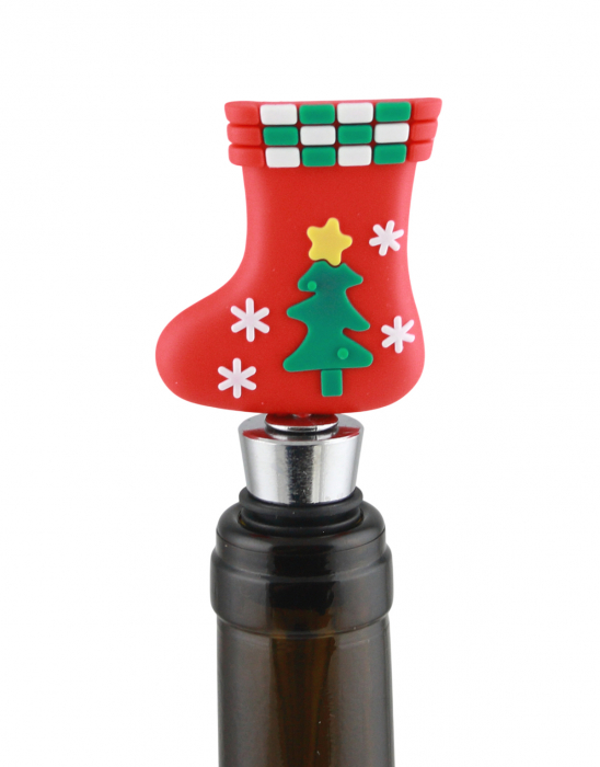 Flaschenverschluss Flaschenstopfen Bottle Stopper Weihnachten Wein Sekt BST15