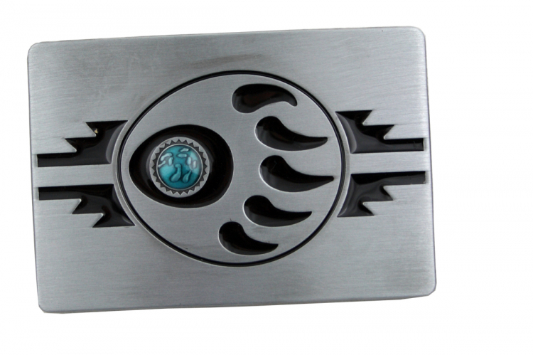 Gürtelschnalle Tatze aus Zinn – Buckle für Gürtel bis 4 cm GS6