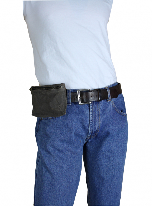 Festival Tasche Gürteltasche Hüfttasche Geldbörse WS03 Braun Leder Antik
