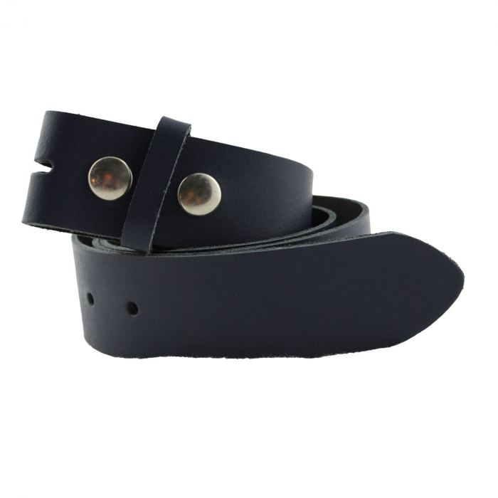 Ledergürtel Wechselgürtel Basic Dunkelblau