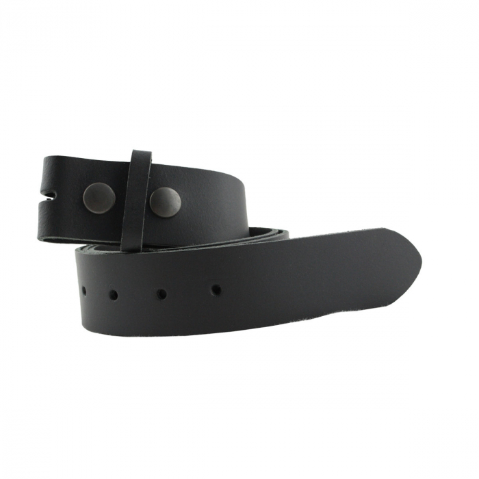 Ledergürtel Wechselgürtel Basic Schwarz