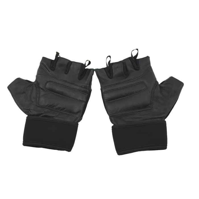 73MILES Leder Kraftsporthandschuhe Fitness Sport Bodybuilding Handschuhe Fingerlos S-XXL  G17