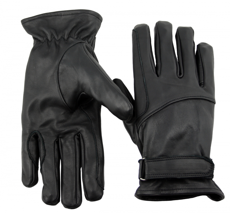 WESTERN SPEICHER Leder- Western- Biker- Reithandschuhe Schwarz S - 2XL