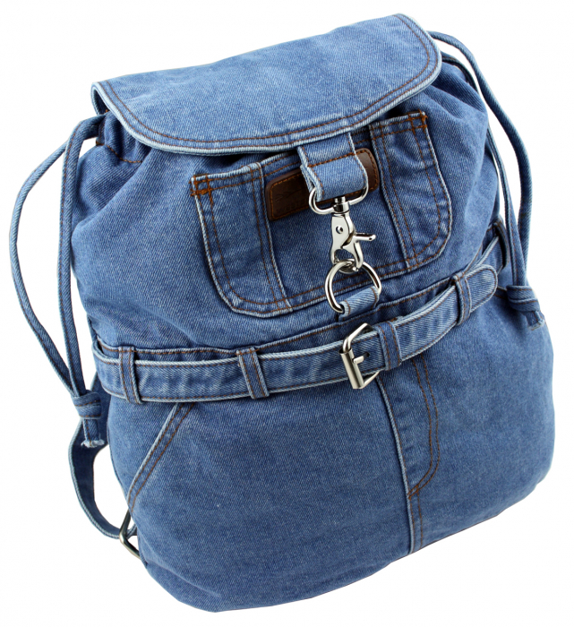 Western-Speicher Jeans Rucksack City Blau