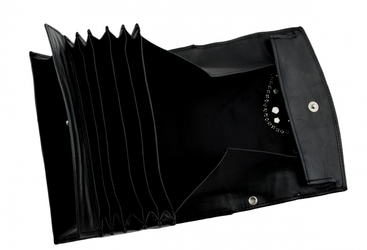 WESTERN-SPEICHER Große Geld Börse Portemonnaie Leder Strass  Swarovski Elements Lilli 198