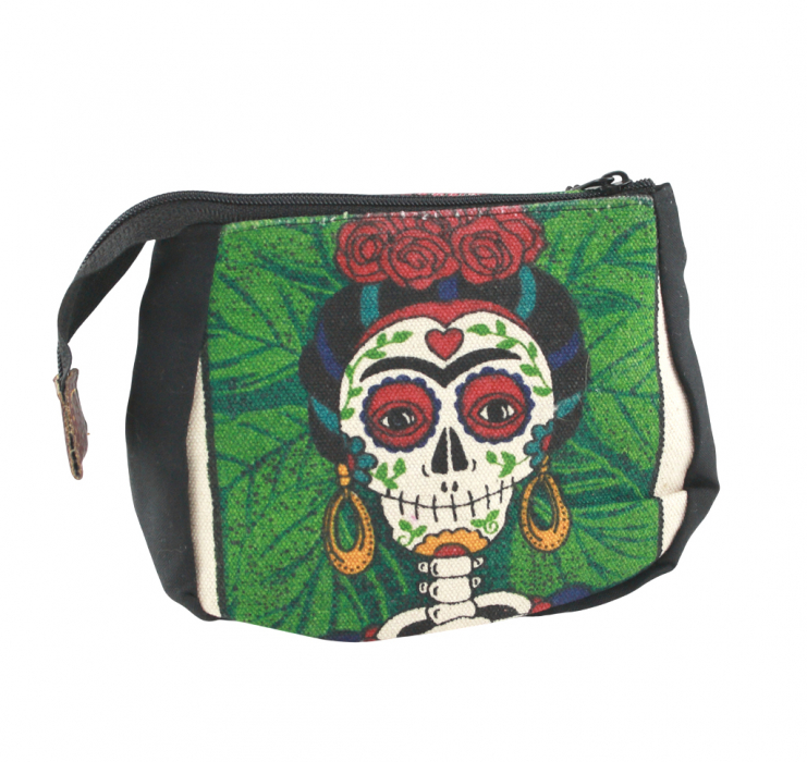 Mehrzwecktasche Kosmetik Tasche mit Reißverschluss - aus Mexico - KT 12