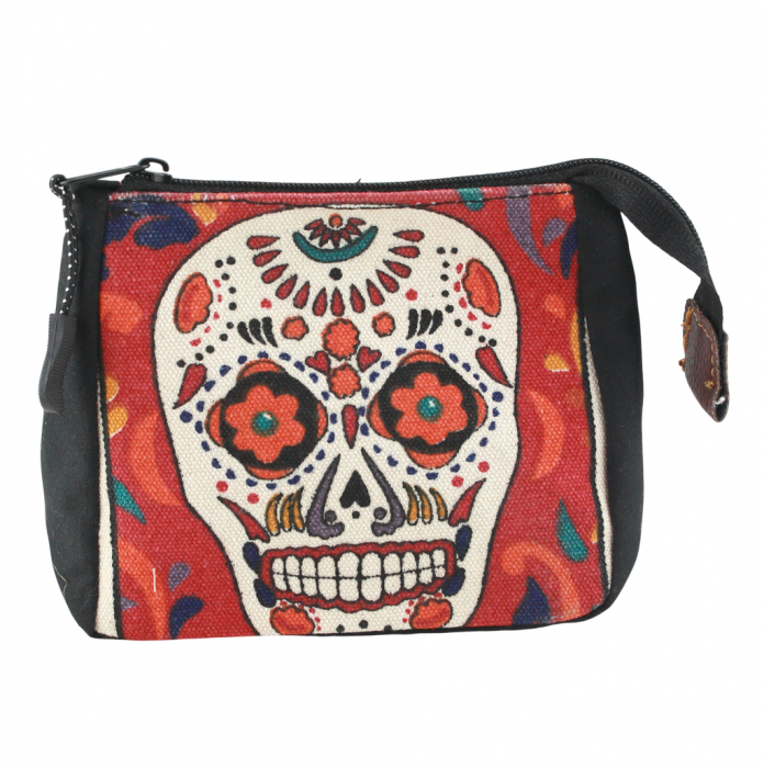 Mehrzwecktasche Kosmetik Tasche mit Reißverschluss - aus Mexico - KT 19