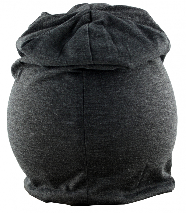 Mütze Beanie Damen Glitzer mit Strass Applikationen Stern Grau B04 onesize
