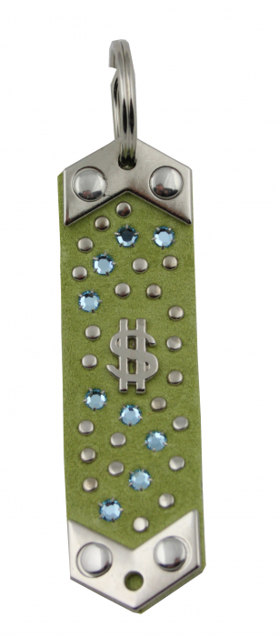 WESTERN-SPEICHER Schlüsselanhänger Leder Strass Swarovski-Elements SA270
