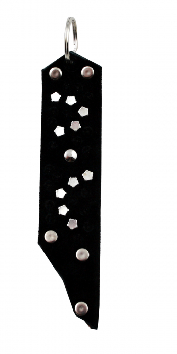 Schlüsselanhänger Leder Strass Swarovski-Elements SA349
