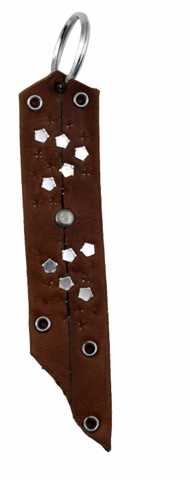 Schlüsselanhänger Leder Strass Swarovski-Elements SA350