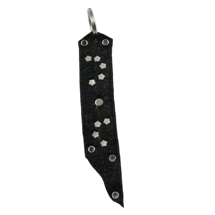 Schlüsselanhänger Leder Strass Swarovski-Elements SA358