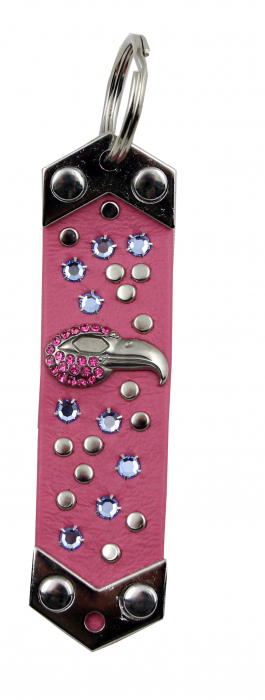 WESTERN-SPEICHER Schlüsselanhänger Leder Strass Swarovski-Elements SA284