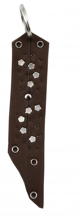 Schlüsselanhänger Leder Strass Swarovski-Elements SA288