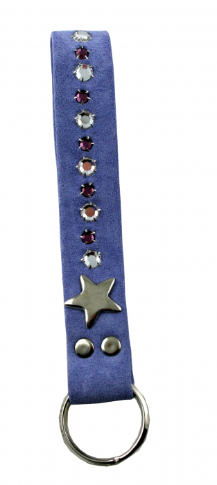 WESTERN-SPEICHER Schlüsselanhänger Leder Strass Swarovski-Elements SL11