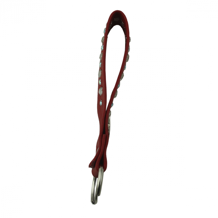 WESTERN-SPEICHER Schlüsselanhänger Leder Strass Swarovski-Elements SL14