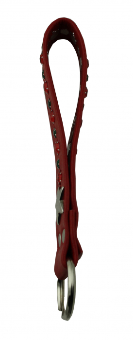 WESTERN-SPEICHER Schlüsselanhänger Leder Strass Swarovski-Elements SL15