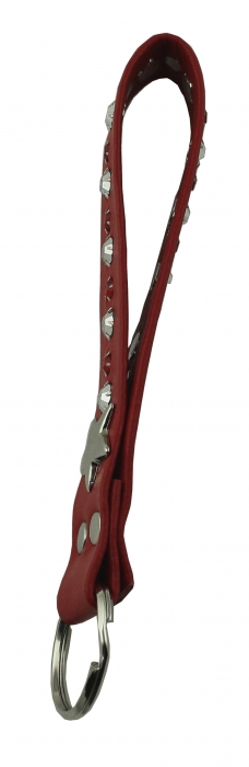 WESTERN-SPEICHER Schlüsselanhänger Leder Strass Swarovski-Elements SL16