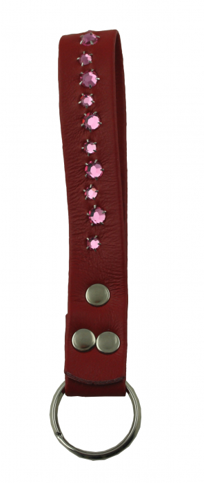 WESTERN-SPEICHER Schlüsselanhänger Leder Strass Swarovski-Elements SL18