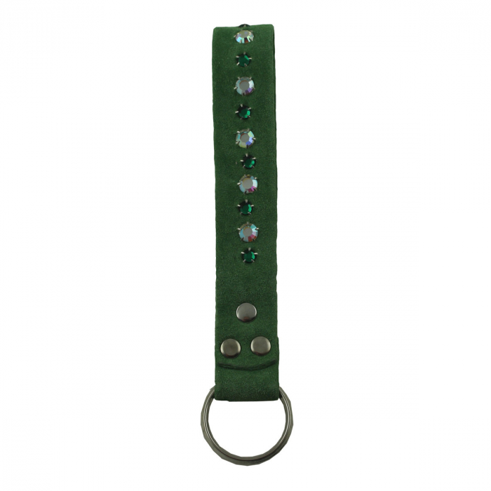 WESTERN-SPEICHER Schlüsselanhänger Leder Strass Swarovski-Elements SL19