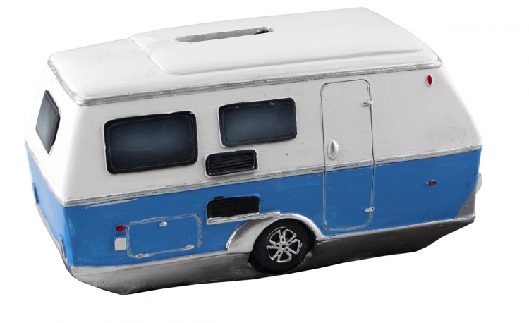 Maritim Wohnwagen Camper Reise Geld Spardose Spartopf mit Schloss