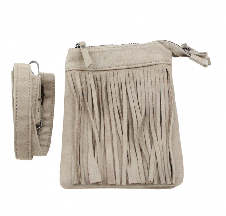 Umhängetasche Schulter Tasche Crossbody Bag im Boho-Look mit viel Stauraum TD11