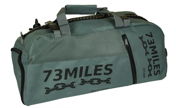 Weekender Freizeittasche Reisetasche Sport Tasche mit Rucksackfunktion Grau