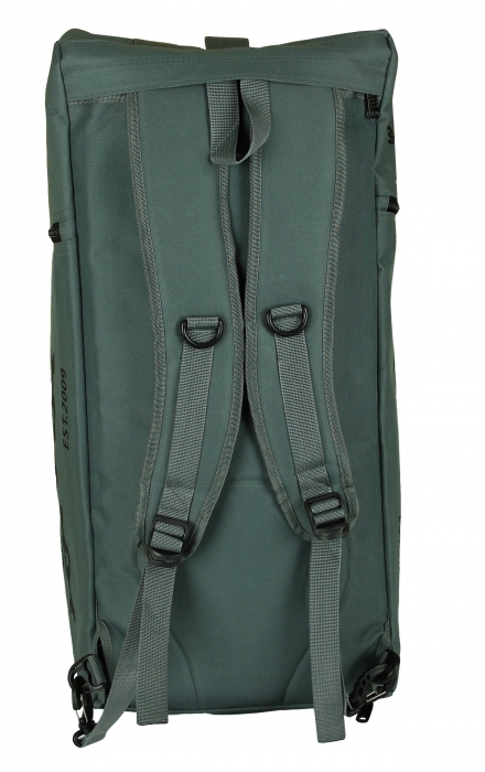 Weekender Freizeittasche Reisetasche Sport Tasche mit Rucksackfunktion Grau